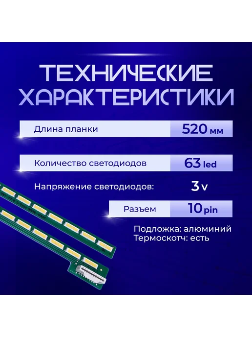 PODSVETKALED Led подсветка 47" ART TV R-Type 47" ART TV L-Type, вариант, фото 3