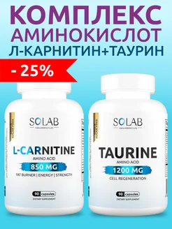 L Carnitine + Таурин 1200 SOLAB 344308361 купить за 676 ₽ в интернет‑магазине Wildberries
