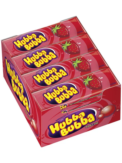Hubba Bubba Жевательная резинка Mega Long, Хубба Бубба, 3 шт, фото 3