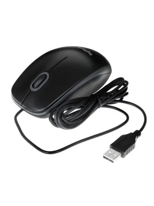 LOGITECH Мышь проводная B100, черный, фото 7