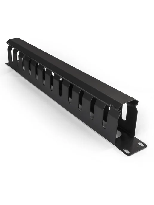 EXEGATE Кабельный органайзер CM19-1U-12M-CV, черный