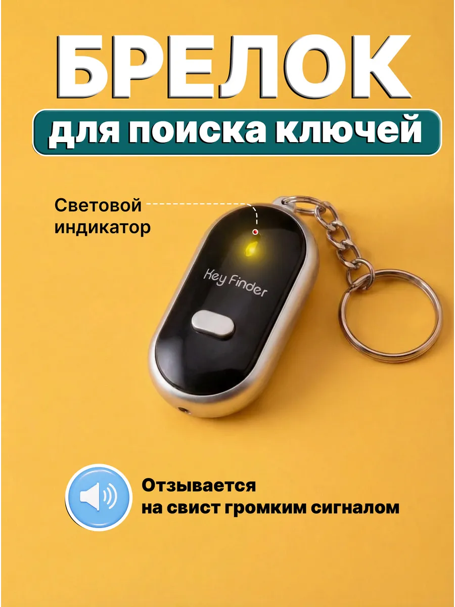 Брелок на ключи для поиска антипотеряшка трекер