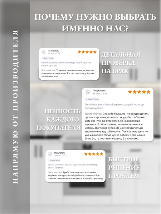 ИНТЕРА Кухонный гарнитур модуль напольный под раковину, белый, фото 8