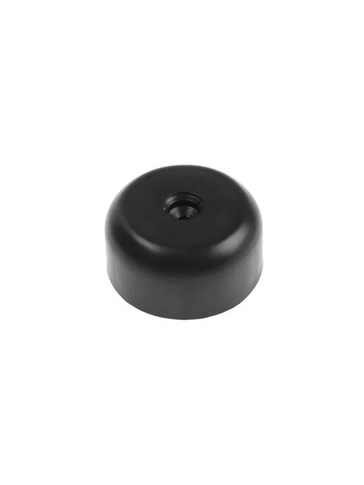 Металлист Ножка мебельная №3 d50*25мм черная пластик, 10 шт, 50x25 мм, фото 2