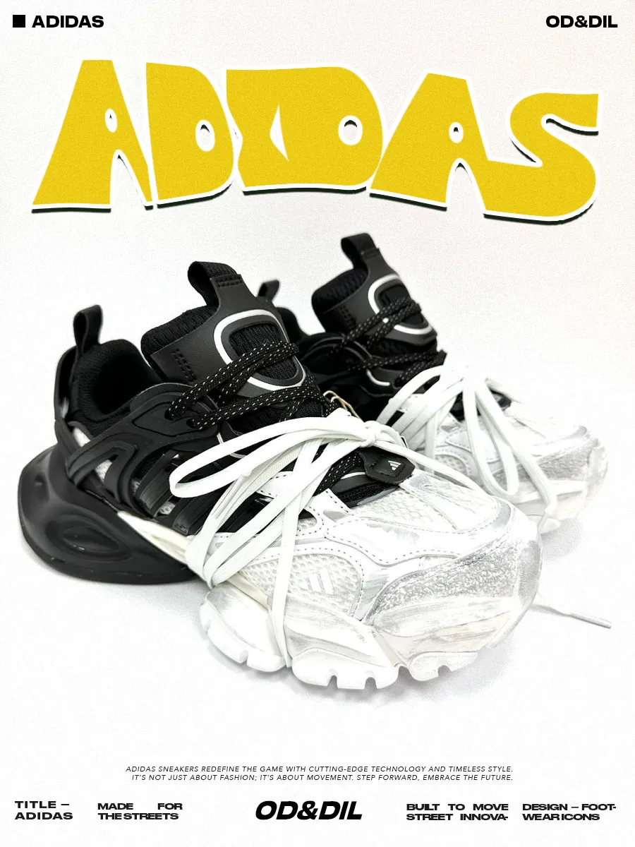 Кроссовки Adidas XLG Runner Deluxe White Black Unisex adidas