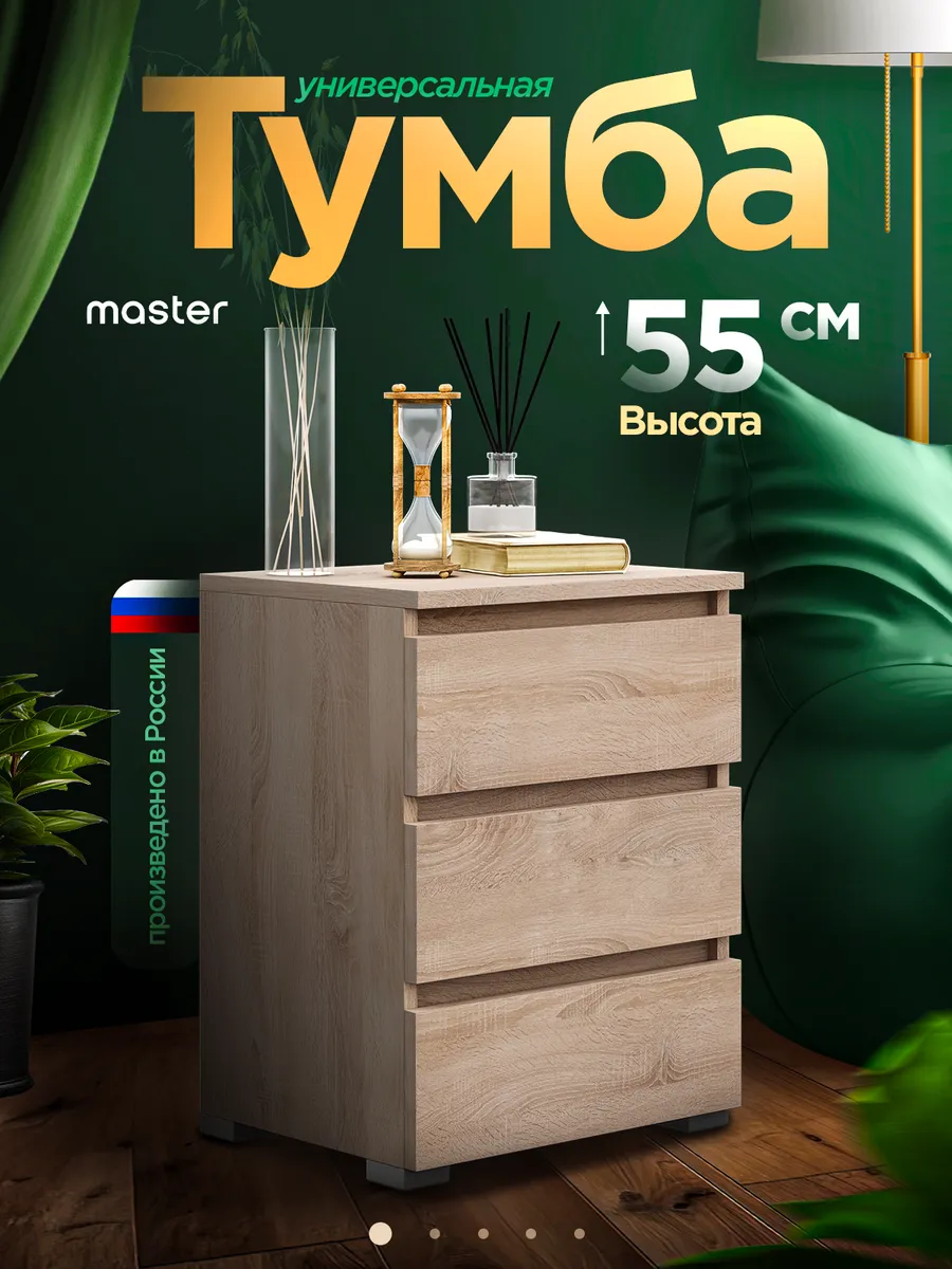 Напольная тумба с ящиками