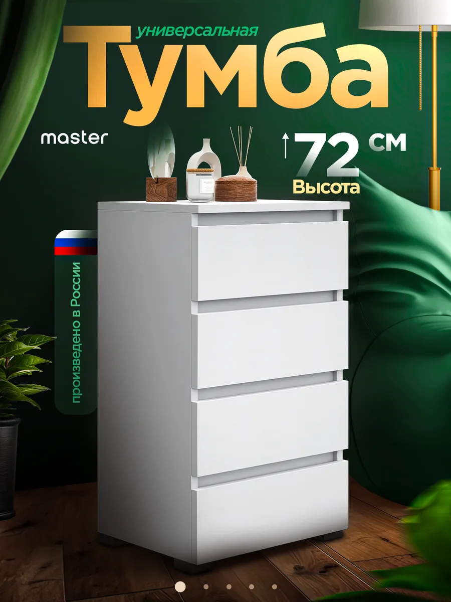 Напольная тумба с ящиками