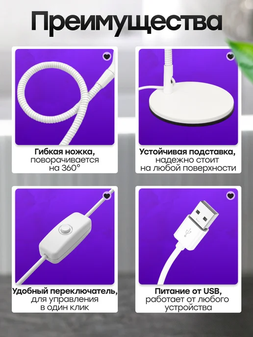 Nail Kingdom Лампа фонарик для маникюра настольная LED, вариант, фото 3