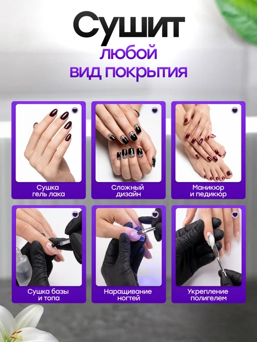 Nail Kingdom Лампа фонарик для маникюра настольная LED, вариант, фото 5