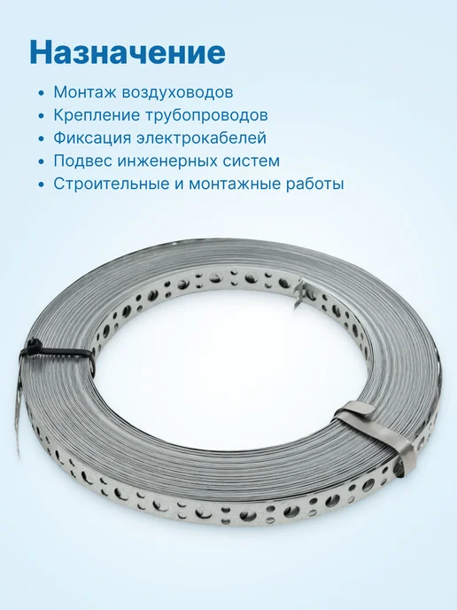neutral Перфолента металлическая LP 12х0,55 М6 25м боб оцинкованная, вариант, фото 2