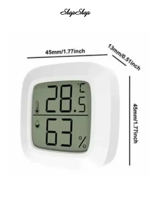 Метеостанция Whale Wake-up Temperature And Humidity Meter, белый, фото 3