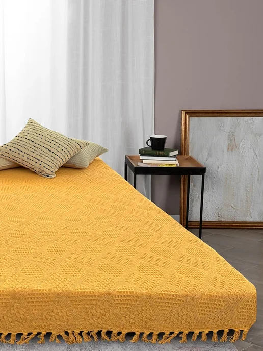 Cleopatra Покрывало на кровать диван 180х220 накидка прямоугольное, 140x200