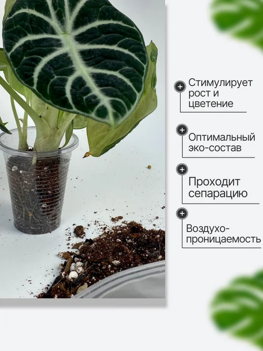 Туфрак Универсальный кокосовый грунт для растений 2л, 2 л, фото 3
