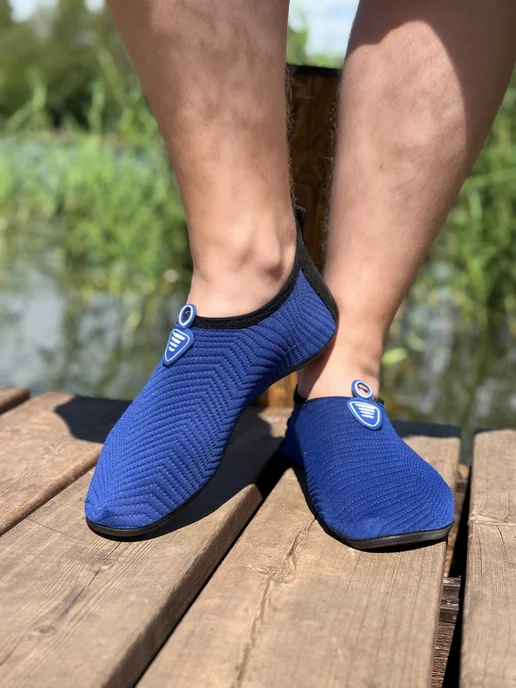 NeoKicks Акваноски обувь для моря и сплава, синий, фото 3
