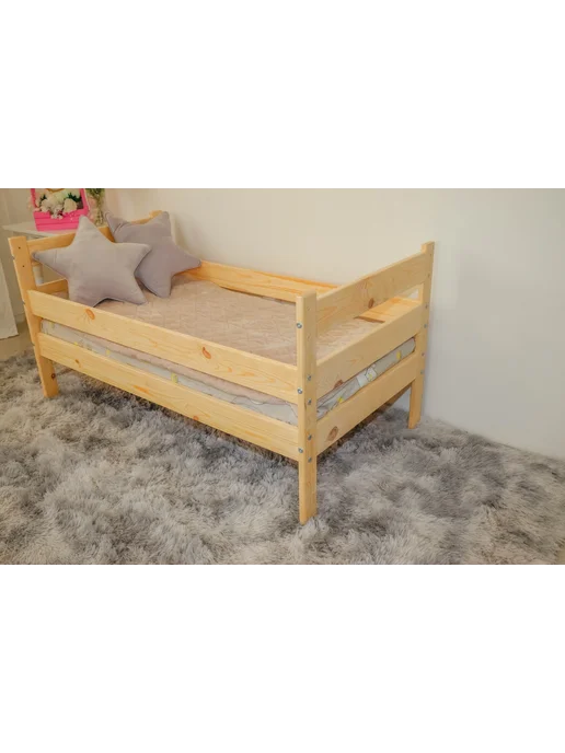 Hello Baby Приставная кровать для новорожденных, коричневый, фото 6