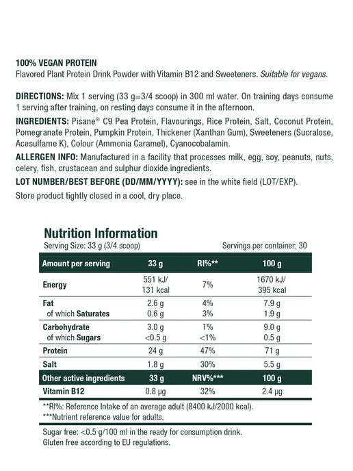 Scitec Nutrition Протеин веганский 1кг фундук-грецкий орех, 1 кг, фото 6
