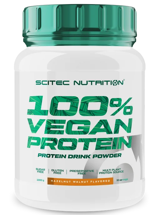 Scitec Nutrition Протеин веганский 1кг фундук-грецкий орех, 1 кг, фото 7