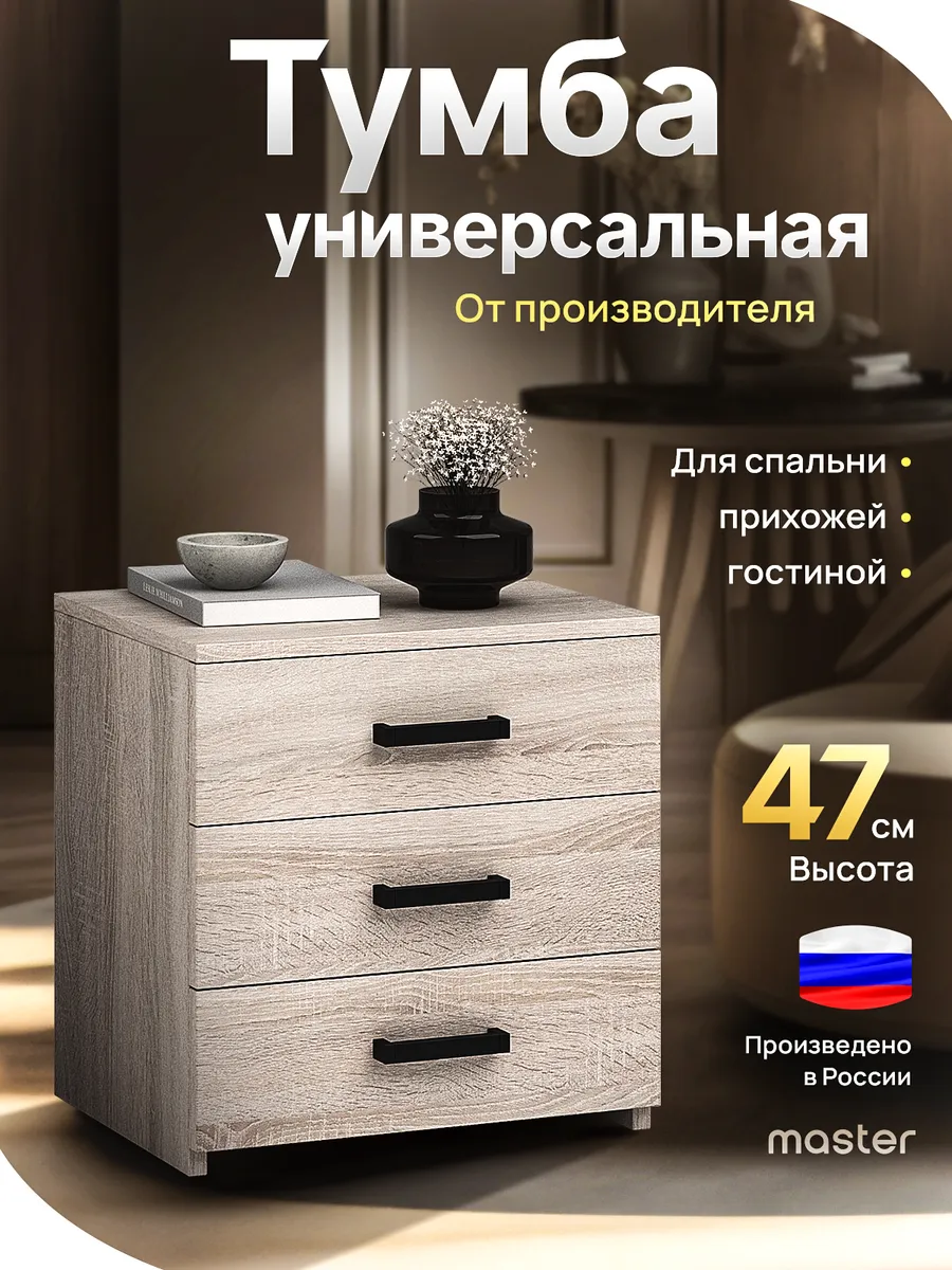 Тумба прикроватная офисная в спальню
