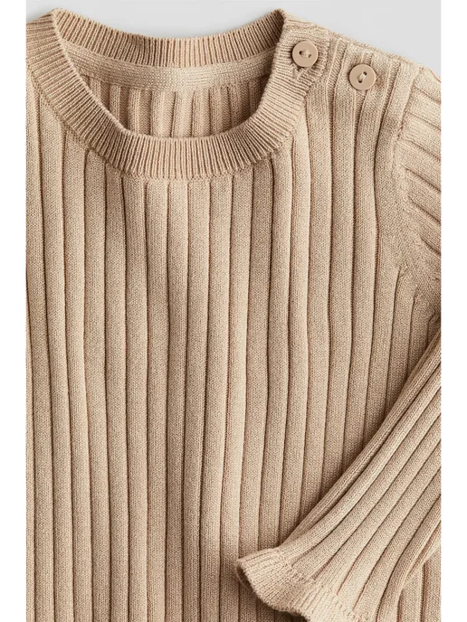 H&M джемпер, бежевый, фото 2