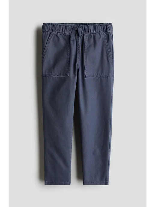 h&M kids Хлопковые джоггеры H&M, синий