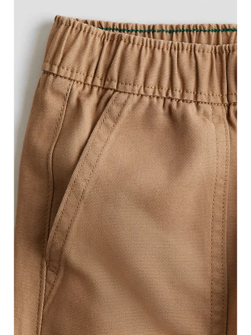 h&M kids Хлопковые джоггеры H&M, бежевый, фото 5