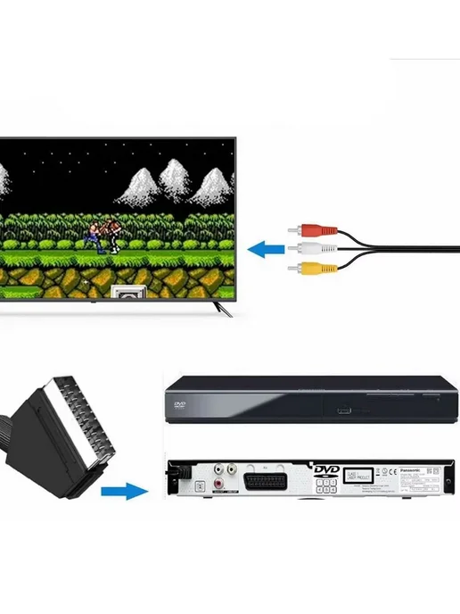 Переходник с SCART на 3 RCA, вариант, фото 3