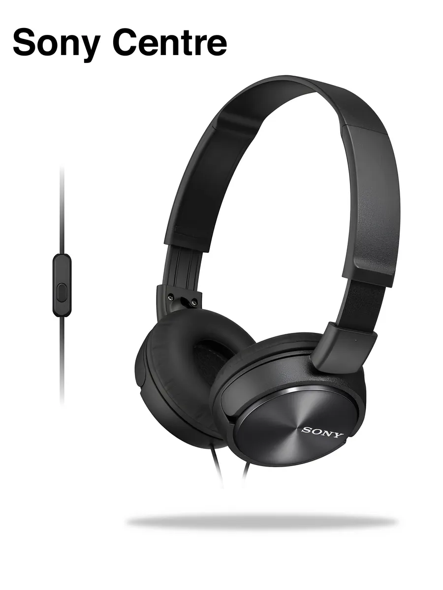 SONY MDR-ZX310AP наушники с микрофоном черные