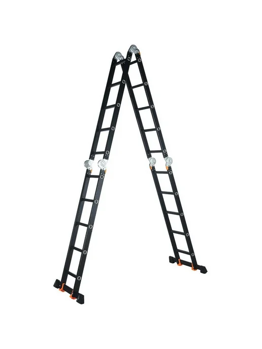 startul Лестница-трансформер алюминиевая 580 см Black Line ST9930-05, черный, фото 7