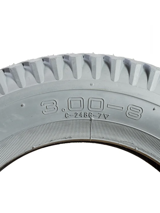 FastWheel Покрышка 3.00-8 для инвалидной кресло-коляски, серый, фото 3