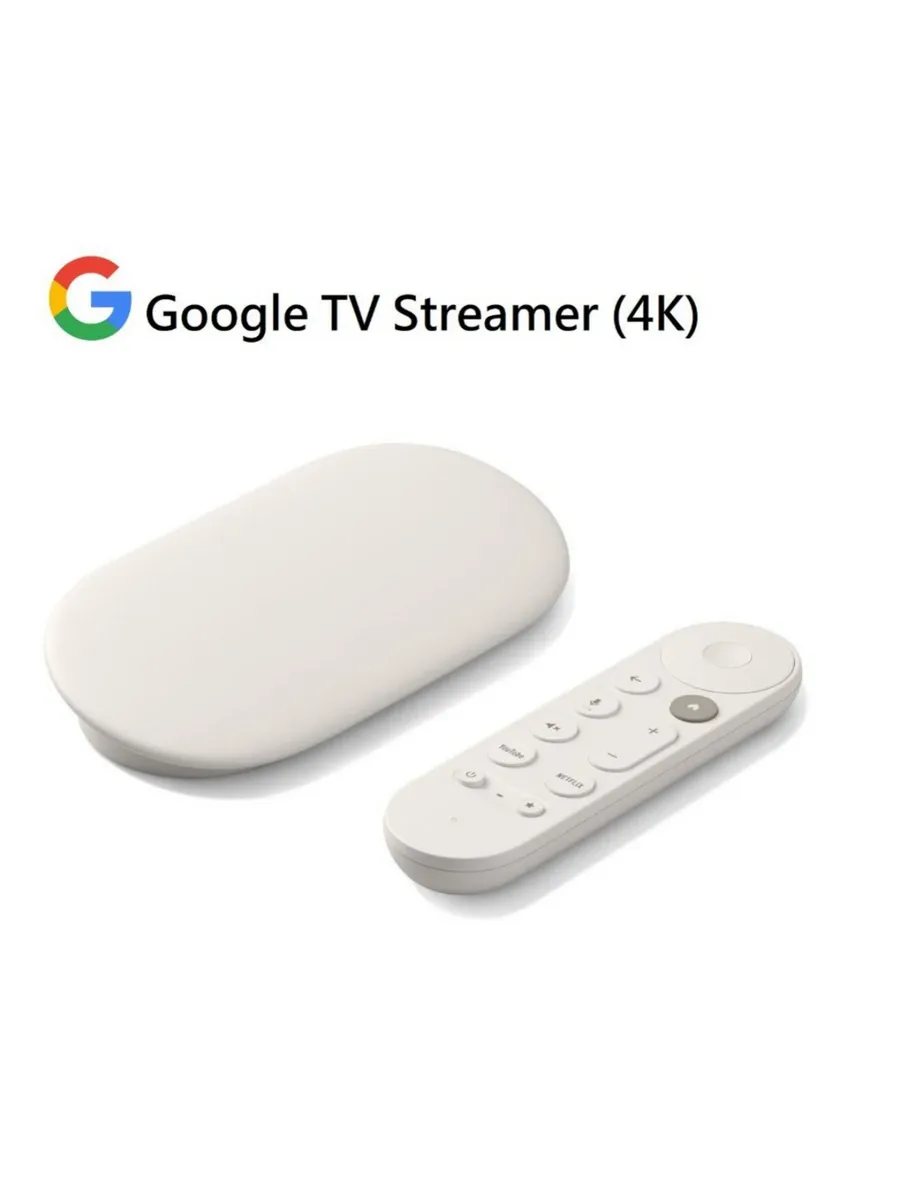 Google TV приставка Streamer 4K - Porcelain google 347280121