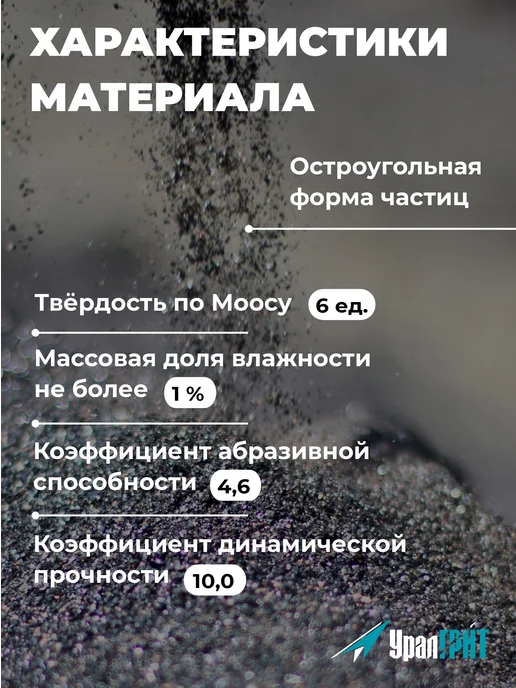 Купершлак 5 кг абразив для пескоструя фр. 0,5-1,5 мм, 4 л, фото 8