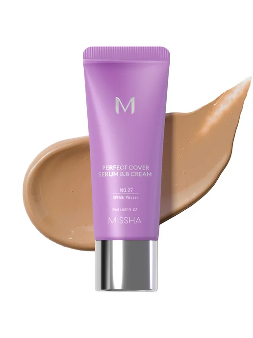 MISSHA Тональный BB крем антивозрастной SPF 50, тон 27 honey beige, бежевый