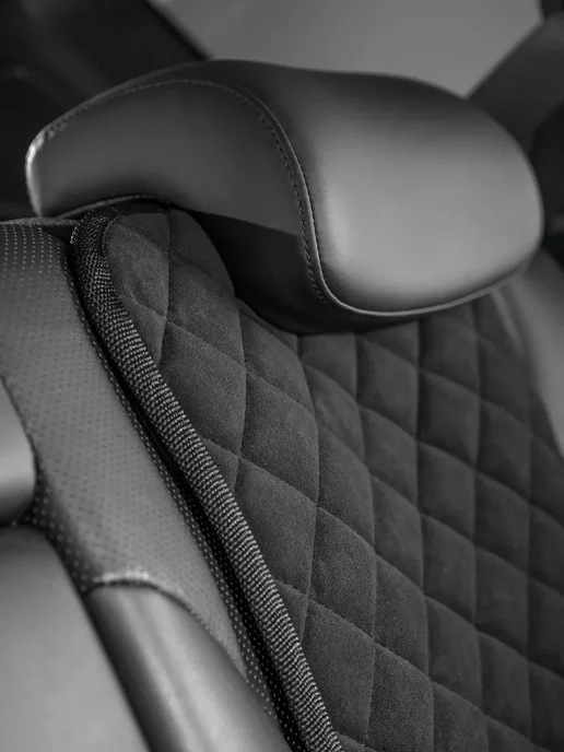 Комплект накидок на сиденья автомобиля на весь салон Toyota, черный, фото 2