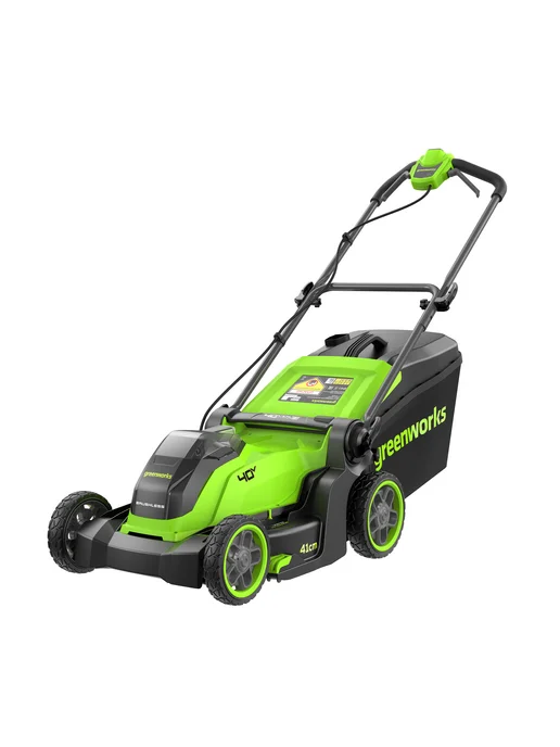 Greenworks Газонокосилка аккумуляторная 40V, 41 см, без АКБ и ЗУ, вариант, фото 2