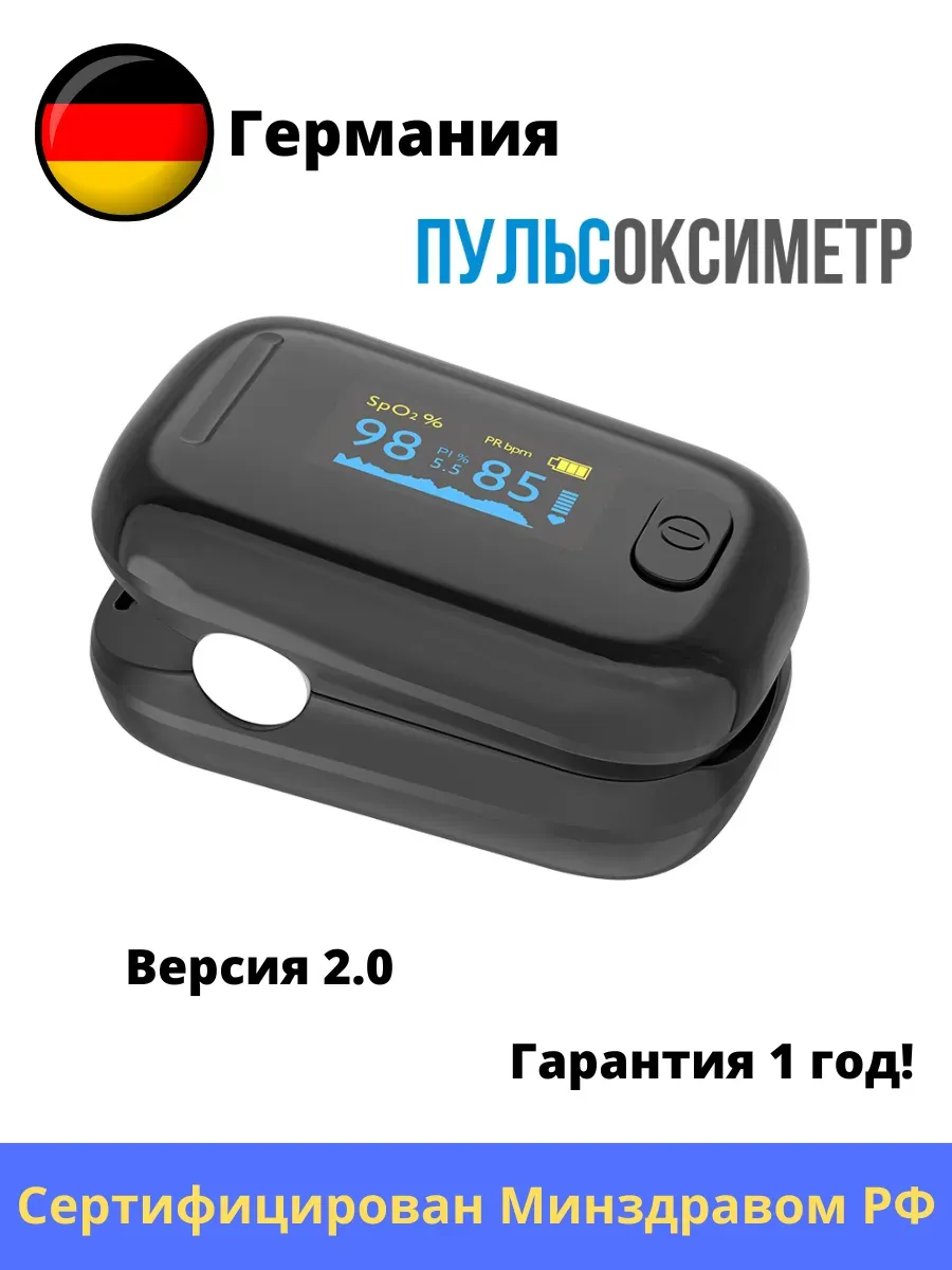 Пульсоксиметр медицинский на палец