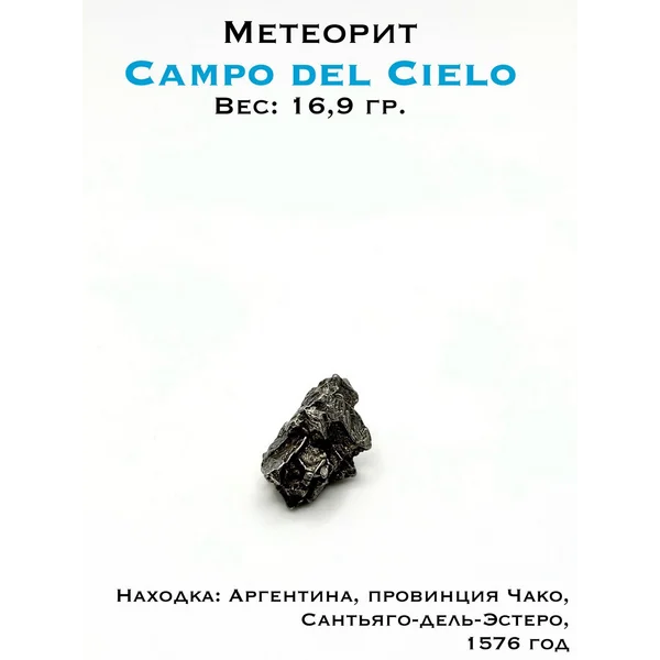 Коллекционный образец метеорит Campo del Сielo