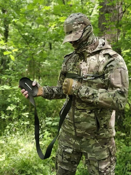 Kac Tactical Стропа эвакуационная 8 метров Черная, 8 м, фото 4