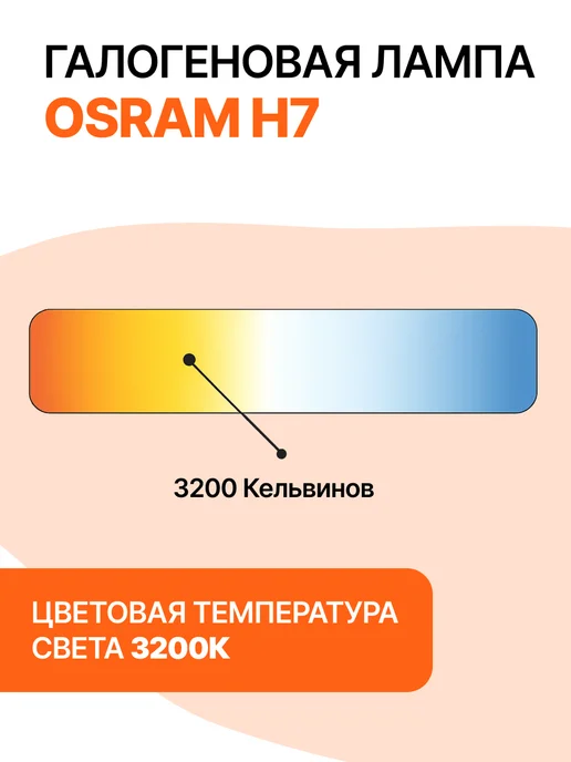 Osram Лампы галогеновые ORIGINAL LINE H7 2 шт. 64210, 2 шт, фото 8