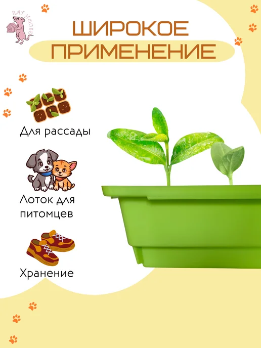 Rat House Поддон в клетку, зеленый, фото 2