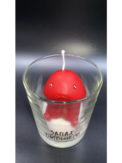 Fiery_candle_flame Свеча член, белый, фото 4