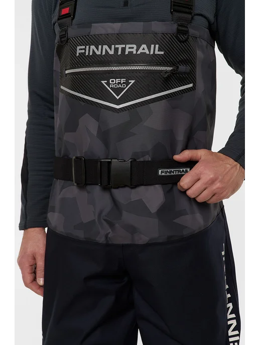 FINNTRAIL Ремень, пояс для костюма и вейдерсов Hard belt, черный, фото 4