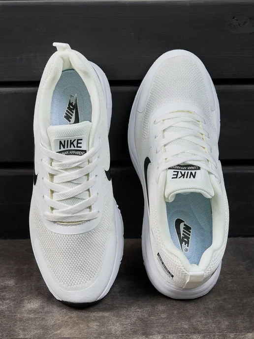 Nike Кроссовки сеточные для бега, черный, фото 3
