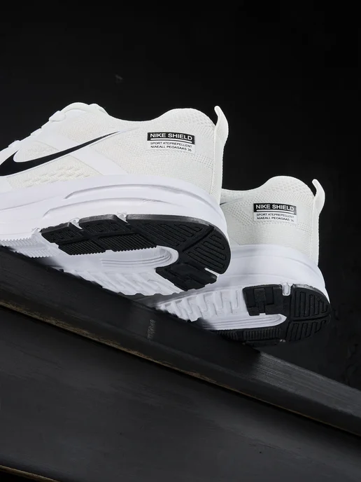 Nike Кроссовки сеточные для бега, черный, фото 4