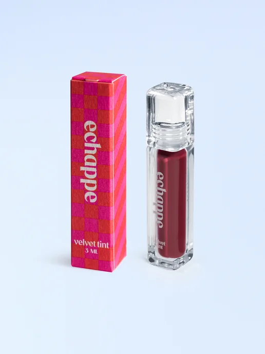 ECHAPPE Вельветовый тинт для губ, тон 03 PEONY, розовый, фото 7