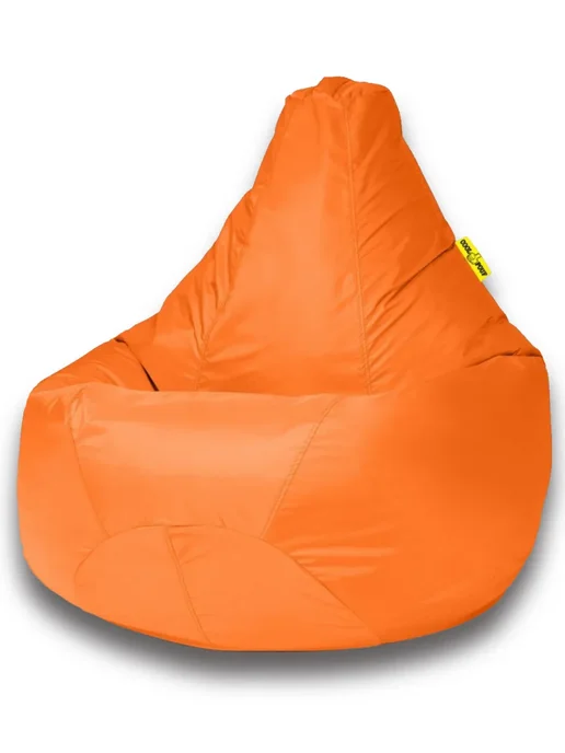 CoolPouf Кресло мешок XXXL полиэстер, оранжевый, фото 2