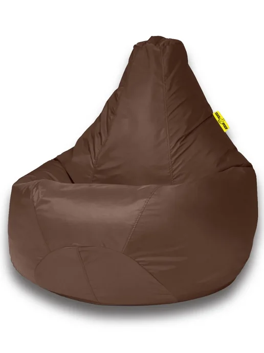 CoolPouf Кресло мешок XXL полиэстер, коричневый, фото 2