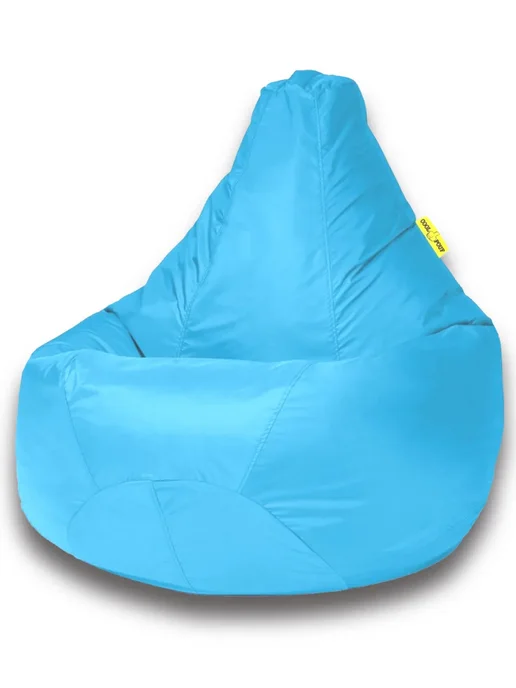 CoolPouf Кресло мешок XXL полиэстер, голубой, фото 2