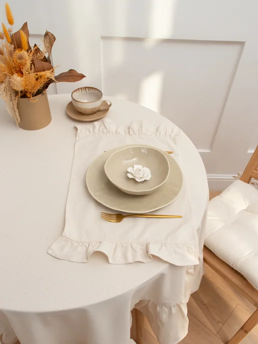 ТК Традиция Набор полотенец 40х70 с рюшами 2 шт. Simple life, 40x70, 2 шт, фото 4