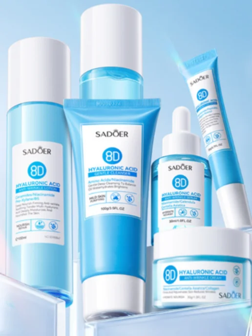 Amina BEAUTY cosmetics Набор косметики для женщин подарочный корея бьюти бокс, синий, фото 3