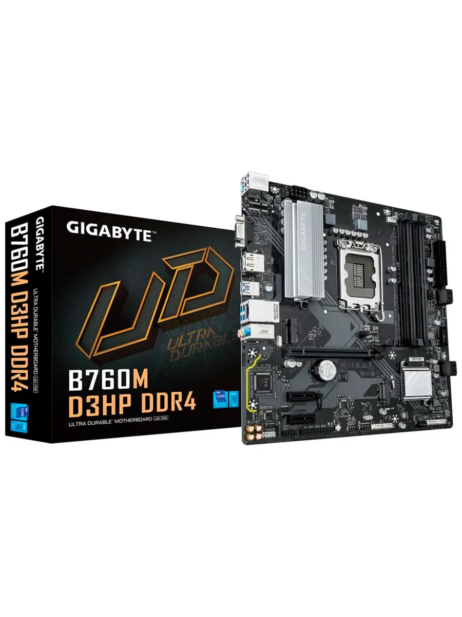 Gigabyte Материнская плата B760M D3HP (LGA1700, mATX)